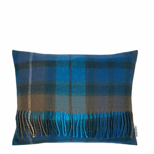 Lambswool Cushion - Buchanan Blue Tartan (Small)