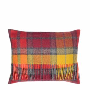 Lambswool Cushion - Buchanan Berry Tartan (Small)