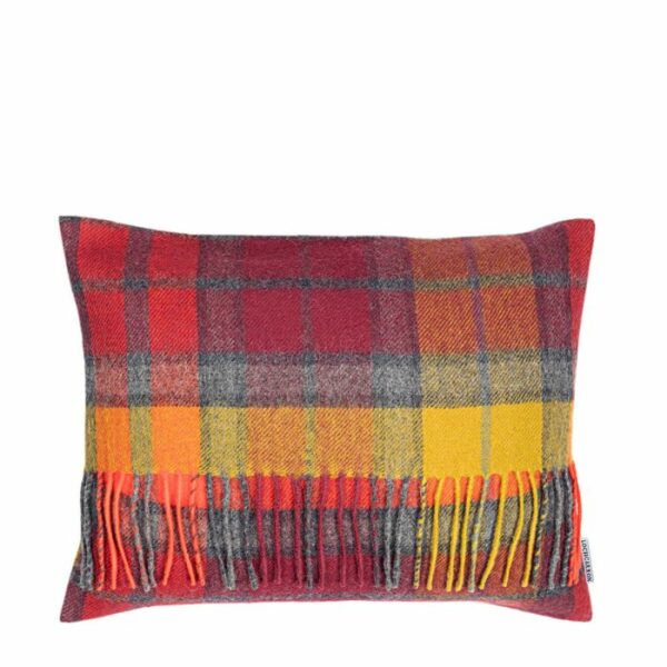 Lambswool Cushion - Buchanan Berry Tartan (Small)