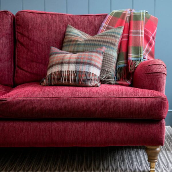 Lambswool Cushion - Forth Weathered Glen Check (Large) - Image 3