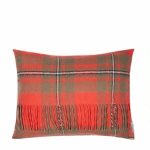 Lambswool Cushion - MacGregor Weathered Tartan (Small)