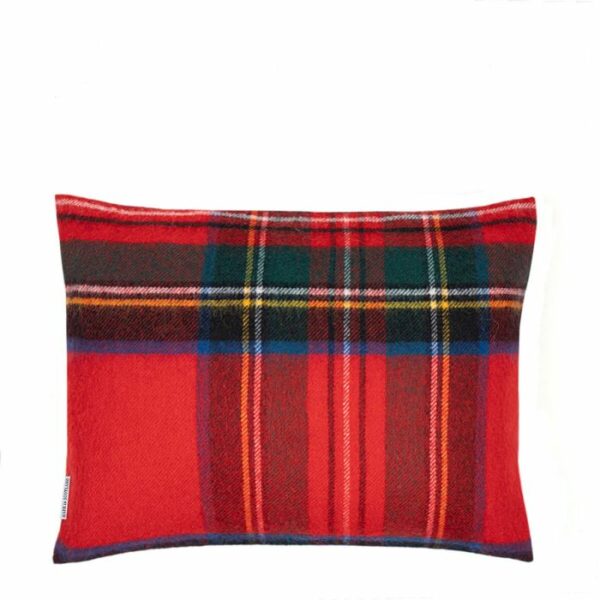 Lambswool Cushion - Stewart Royal Modern Tartan (Small) - Image 2