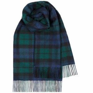 Black Watch Modern Tartan 100% Lambswool Stole
