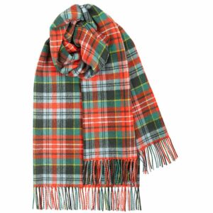 Caledonia Ancient Tartan 100% Lambswool Stole