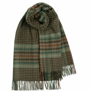 Forth Weathered Glen Check 100% Lambswool Stole