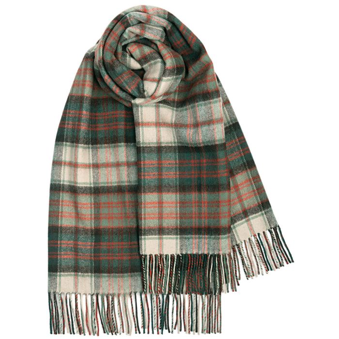 MacDonald Dress Weathered Tartan 100% Lambswool Stole