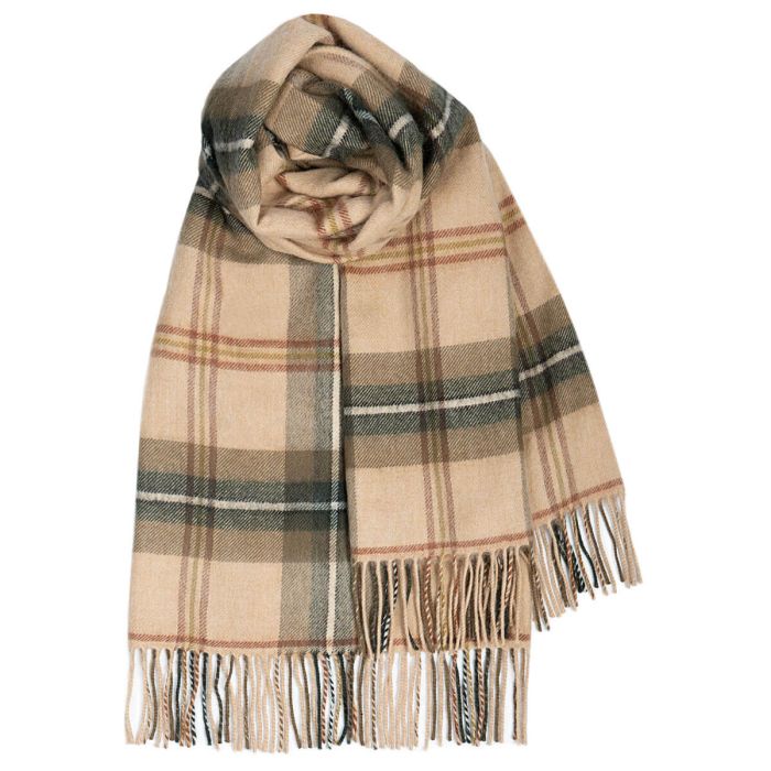 Saskatchewan Weathered Canadian Tartan 100% Lambswool Stole