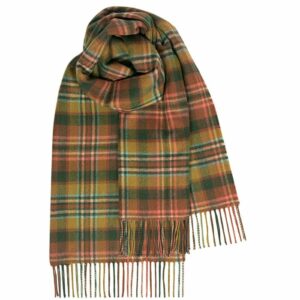 Scott Green Antique Tartan 100% Lambswool Stole