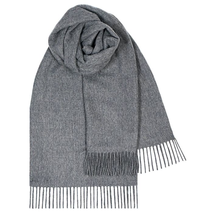 Steel 100% Lambswool Stole