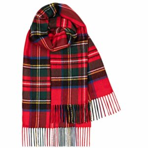 Stewart Royal Modern Tartan 100% Lambswool Stole