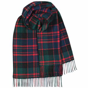 MacDonald Clan Modern Tartan 100% Lambswool Stole
