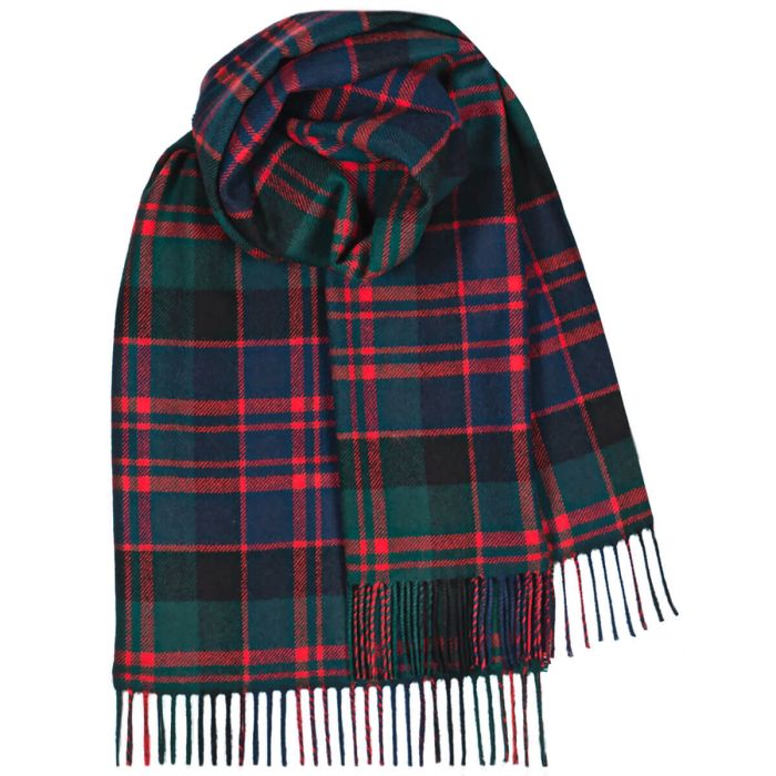 MacDonald Clan Modern Tartan 100% Lambswool Stole