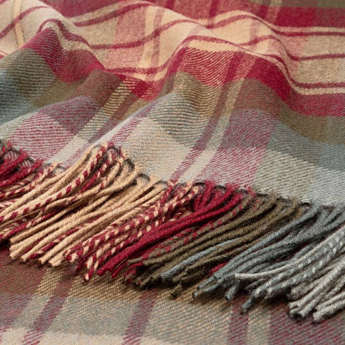Bowhill Lambswool Tartan Scarf - Auld Scotland - Image 2
