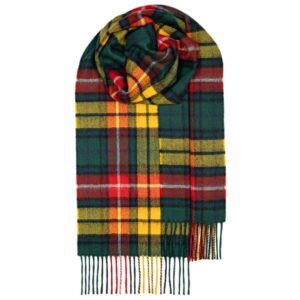 Bowhill Lambswool Tartan Scarf - Buchanan Modern
