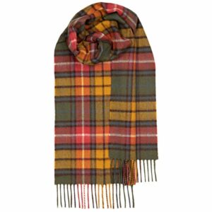 Bowhill Lambswool Tartan Scarf - Buchanan Antique