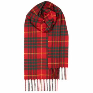 Bowhill Lambswool Tartan Scarf - Cameron Clan Modern