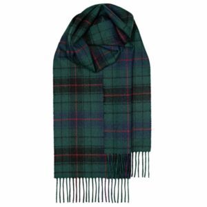 Bowhill Lambswool Tartan Scarf - Davidson Clan Modern