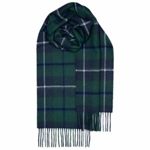Bowhill Lambswool Tartan Scarf - Douglas Modern