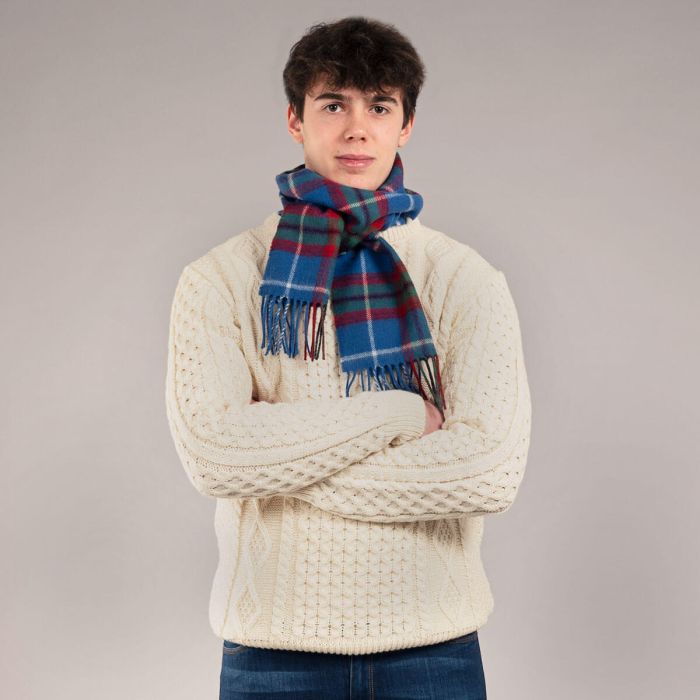 Bowhill Lambswool Tartan Scarf - Edinburgh - Image 2