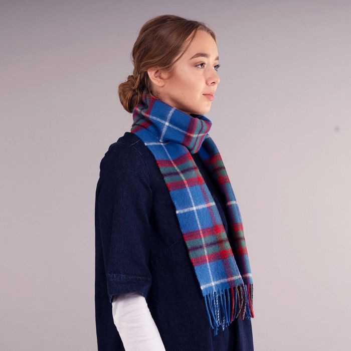 Bowhill Lambswool Tartan Scarf - Edinburgh - Image 5
