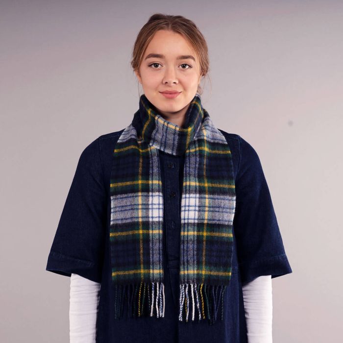 Bowhill Lambswool Tartan Scarf - Gordon Dress Modern - Image 4