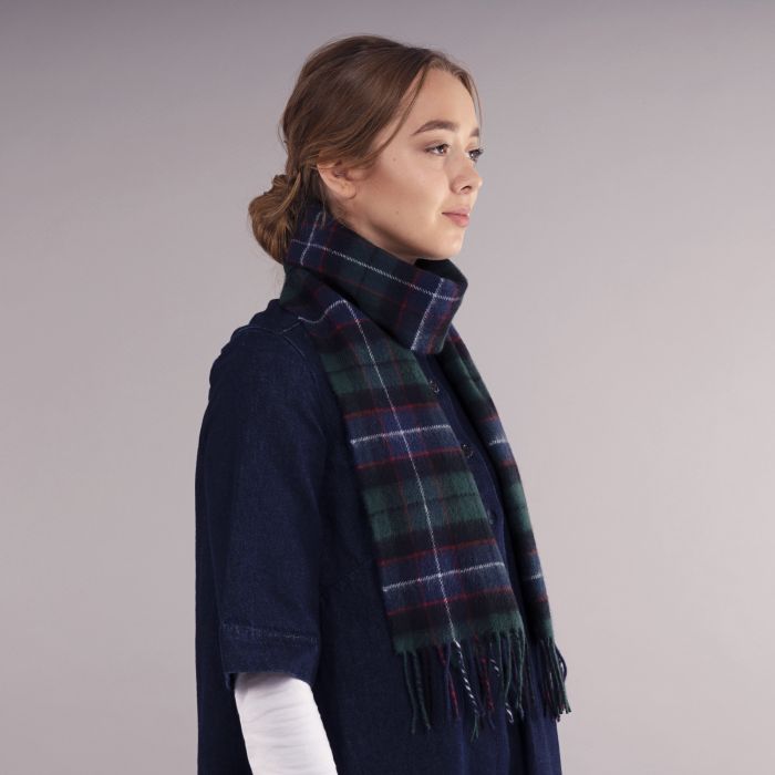 Bowhill Lambswool Tartan Scarf - Russell Modern - Image 3