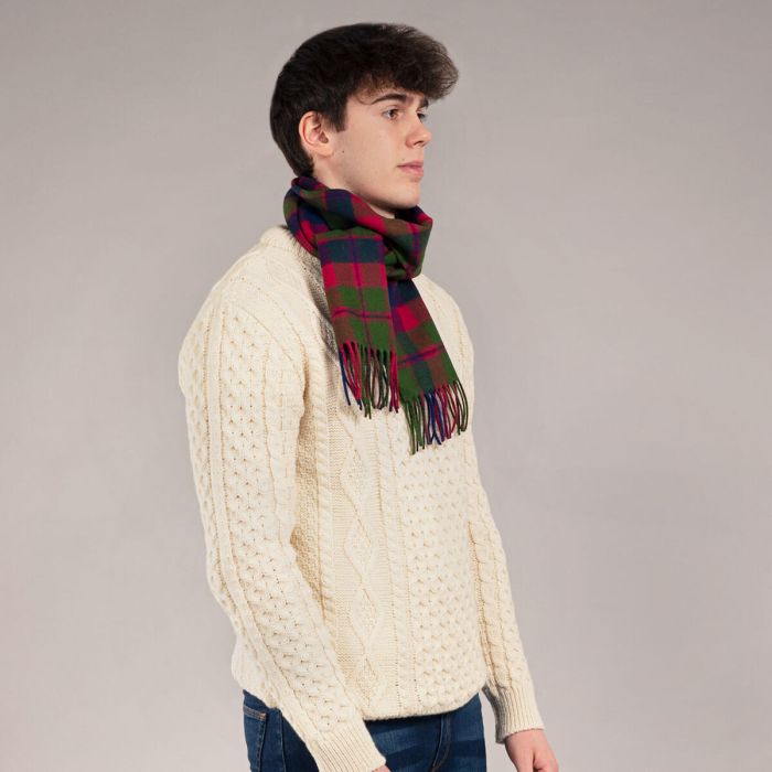 Bowhill Lambswool Tartan Scarf - Glasgow - Image 3