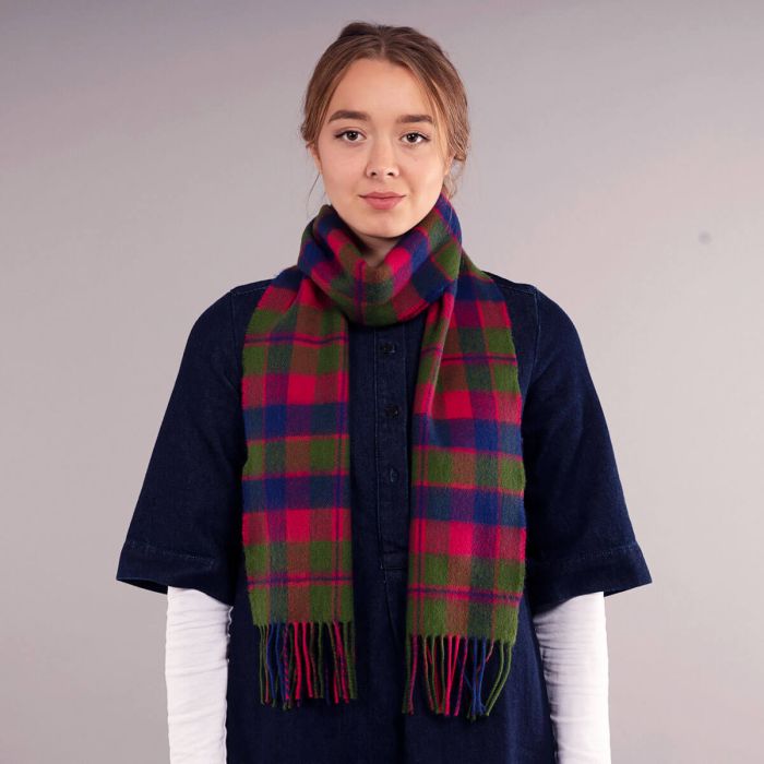 Bowhill Lambswool Tartan Scarf - Glasgow - Image 4