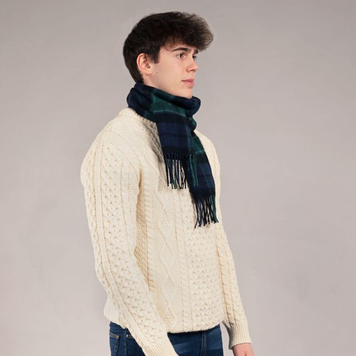 Bowhill Lambswool Tartan Scarf - Graham of Menteith Modern - Image 3