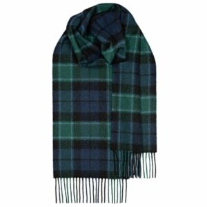 Bowhill Lambswool Tartan Scarf - Graham of Menteith Modern