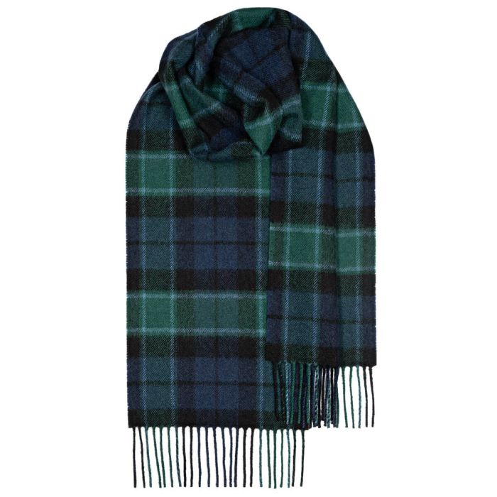 Bowhill Lambswool Tartan Scarf - Graham of Menteith Modern