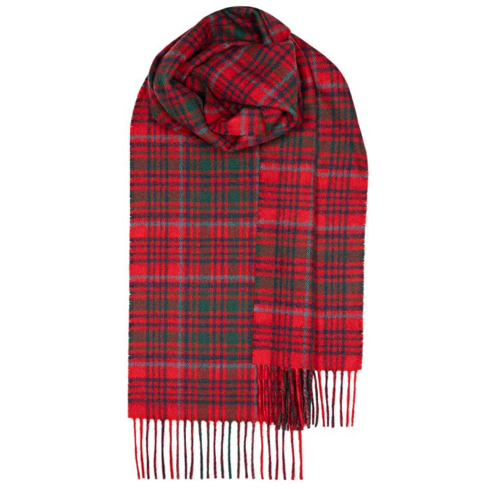 Bowhill Lambswool Tartan Scarf - Grant Clan Modern