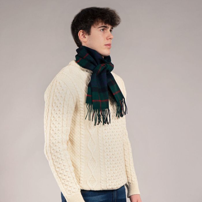 Bowhill Lambswool Tartan Scarf - Gunn Modern - Image 3