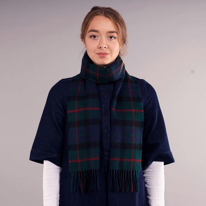 Bowhill Lambswool Tartan Scarf - Gunn Modern - Image 4