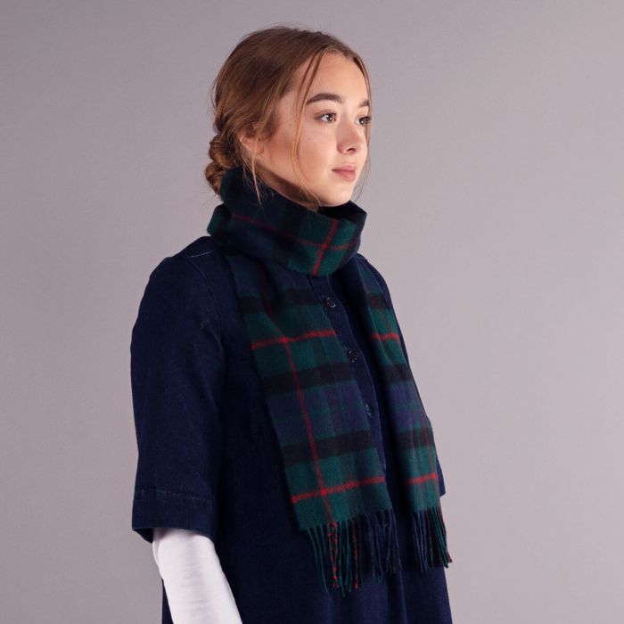 Bowhill Lambswool Tartan Scarf - Gunn Modern - Image 5