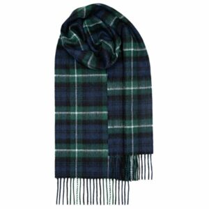 Bowhill Lambswool Tartan Scarf - Lamont Modern