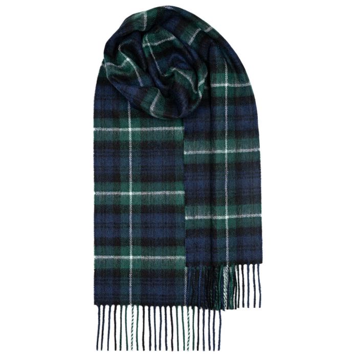 Bowhill Lambswool Tartan Scarf - Lamont Modern