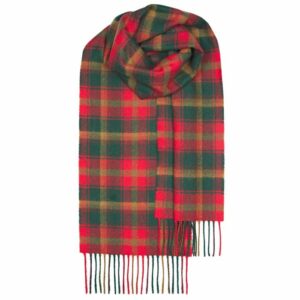 Bowhill Lambswool Tartan Scarf - Maple Leaf Canadian