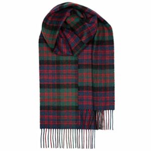 Bowhill Lambswool Tartan Scarf - MacDonald Clan Modern