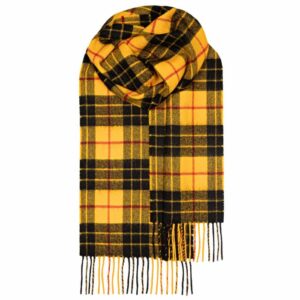 Bowhill Lambswool Tartan Scarf - MacLeod Dress Modern