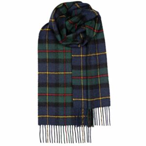 Bowhill Lambswool Tartan Scarf - MacLeod of Harris Modern