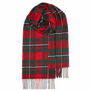 Bowhill Lambswool Tartan Scarf - MacGregor Clan Modern