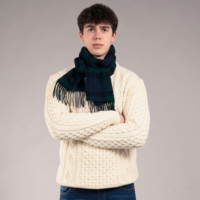 Bowhill Lambswool Tartan Scarf - MacKay Modern - Image 2