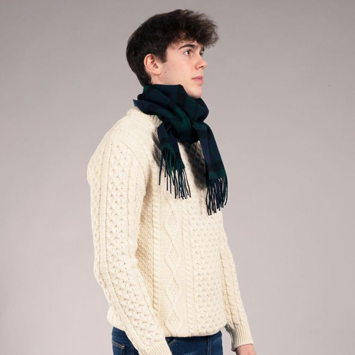 Bowhill Lambswool Tartan Scarf - MacKay Modern - Image 3