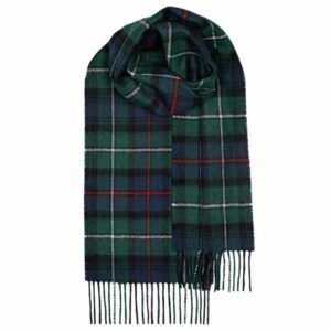 Bowhill Lambswool Tartan Scarf - MacKenzie Modern