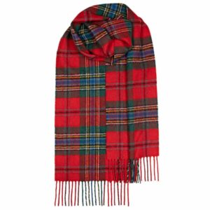 Bowhill Lambswool Tartan Scarf - MacLean of Duart Modern