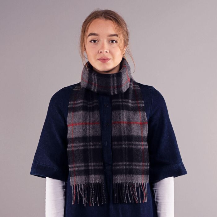 Bowhill Lambswool Tartan Scarf - Moffat Modern - Image 4