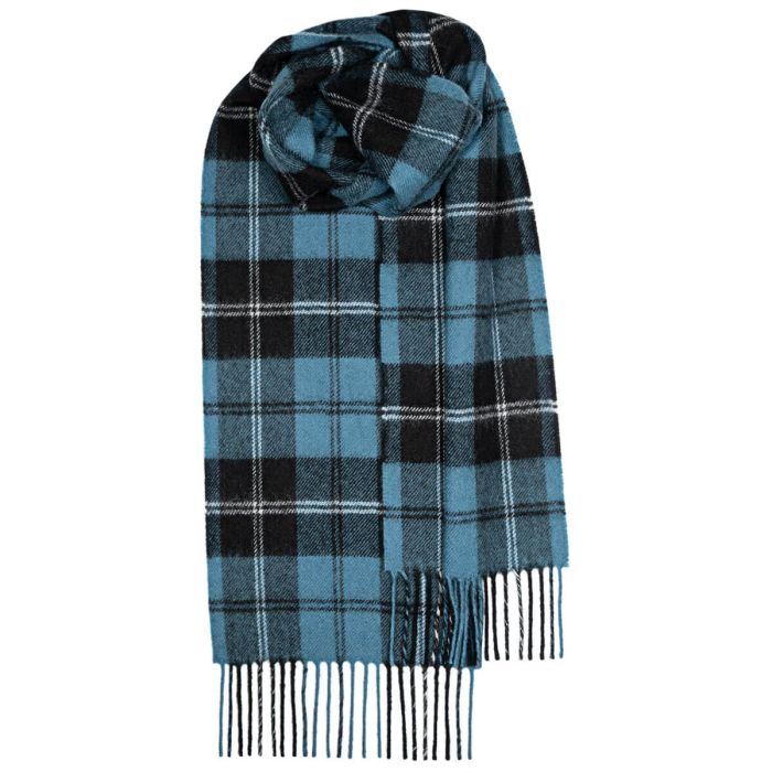 Bowhill Lambswool Tartan Scarf - Ramsay Blue Ancient