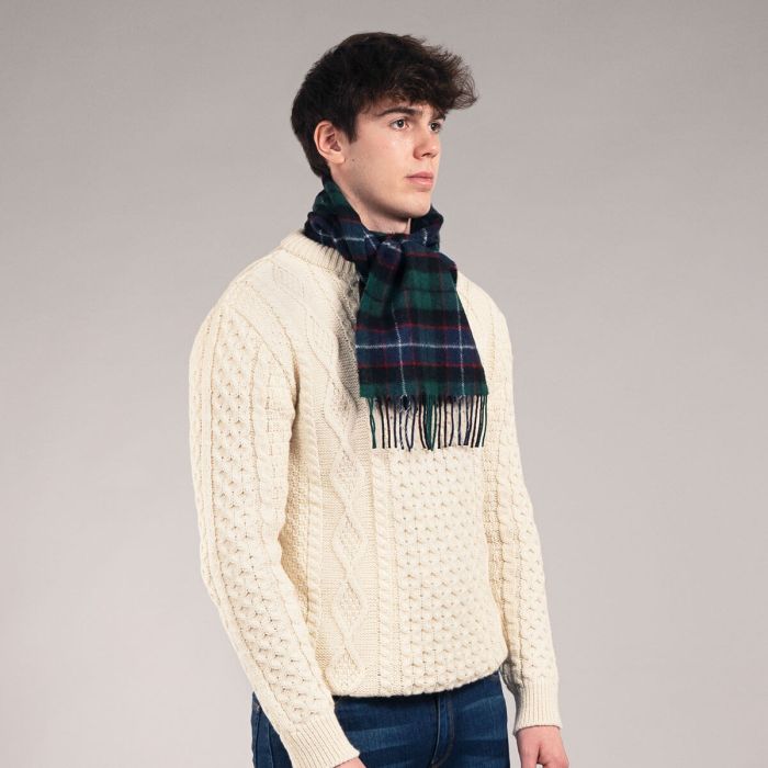 Bowhill Lambswool Tartan Scarf - Russell Modern - Image 4