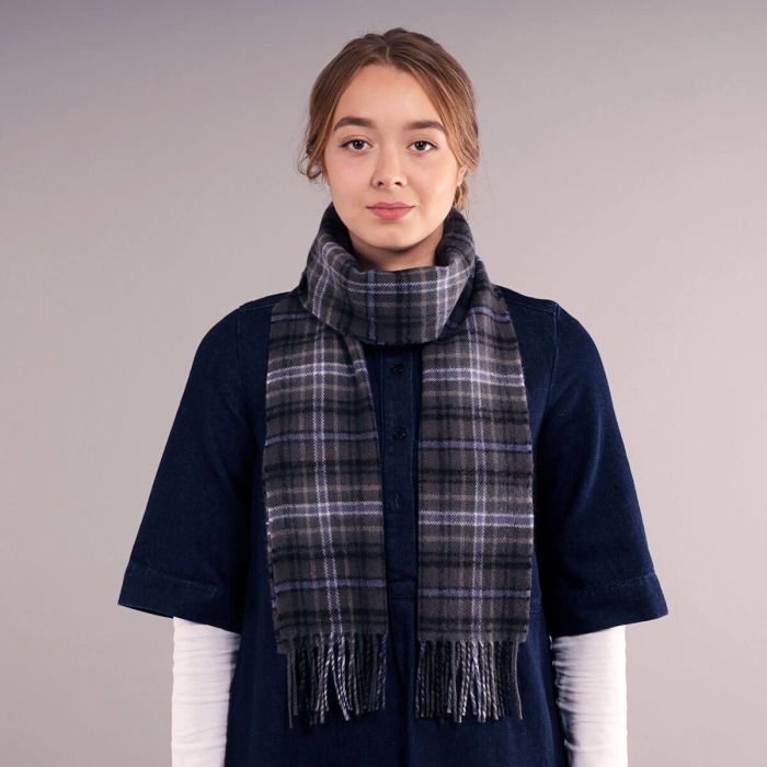 Bowhill Lambswool Tartan Scarf - Scotland Forever Antique - Image 2
